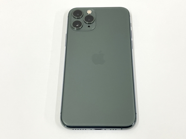 Apple iPhone 11 Pro MWCC2J/A スマートフォン 携帯電話 256GB 5.8インチ 88% SIMフリー ミッドナイトグリーン 中古 美品 T8474368_画像1