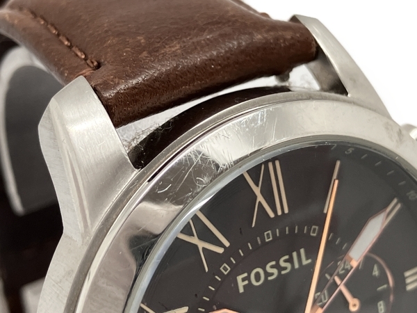 FOSSIL フォッシル クロノグラフ FS4813 クォーツ メンズ 腕時計 ジャンク Y8620537_画像7