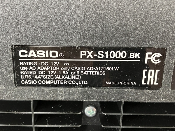 CASIO PX-S1000 privia 88鍵盤 電子ピアノ ブラック 2021年製 カシオ 中古 N8632784_画像9