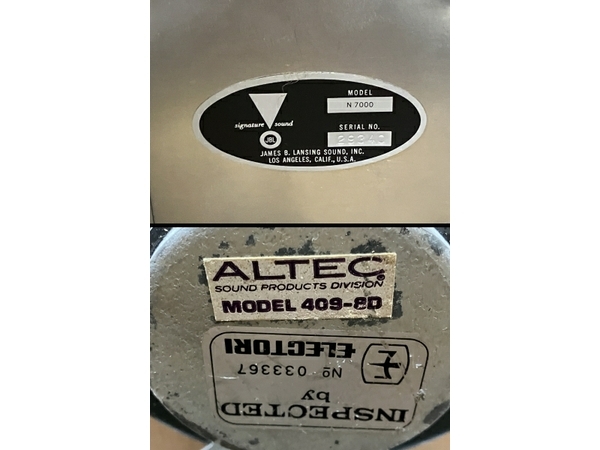 引取限定】JBL スピーカー ネットワーク ペア ALTEC 409-8D 引取限定】JBL スピーカー ネットワーク ペア ALTEC 409-8D