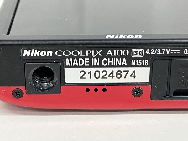 Nikon ニコン COOLPIX A100 クールピクス コンパクト デジタル カメラ コンデジ 中古 K8675598_画像5