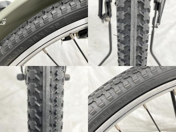 Panasonic BE-ELST634G 電動アシスト自転車 ティモS 26インチ パナソニック 中古 楽 Y8648056_画像7