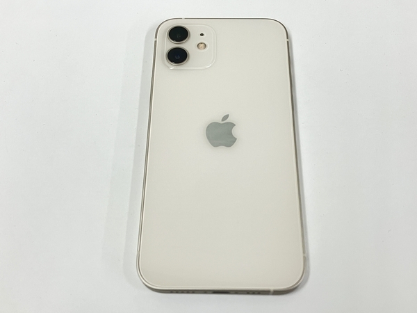 Apple iPhone 12 MGHV3J/A スマートフォン 携帯電話 128GB 6.1インチ 89% au KDDI SIMロックあり ホワイト 中古 美品 T8544777_画像1