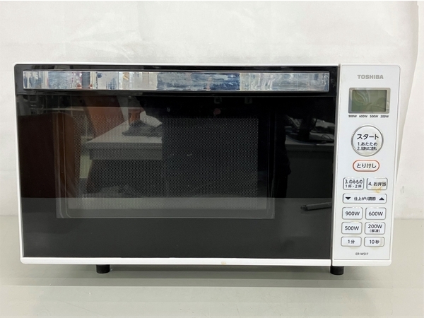 TOSHIBA 東芝 ER-WS17 庫内フラット 電子レンジ 2021年製 家電 中古 K8694653_画像2