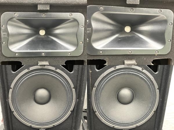 【引取限定】 JBL JRX115 PA/SR用 2way モニタースピーカー ペア サランネット欠品 中古 直 Y8676528の画像4