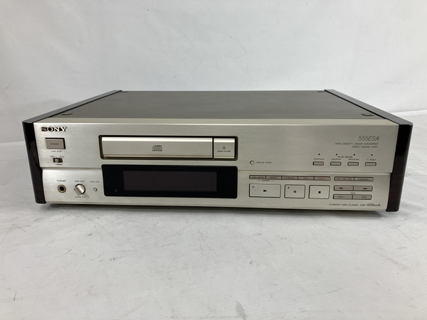 SONY CDP-555ESA CDプレーヤー オーディオ 音響機材 ジャンク N8674449_画像4