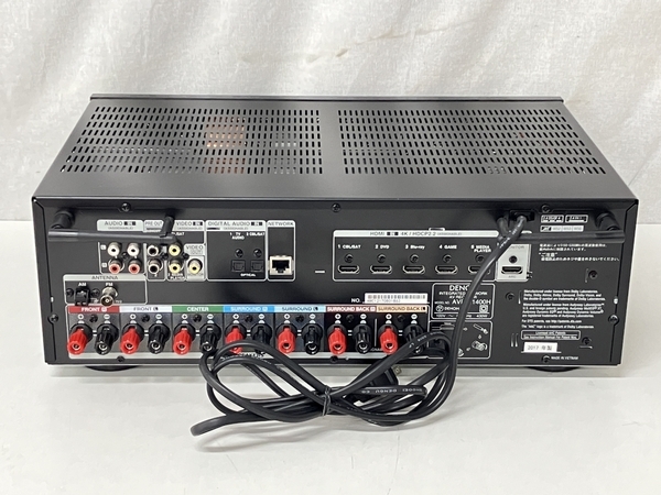 DENON デノン AVR-X1400H AVサラウンドレシーバー 音響機材 中古 S8661312_画像3