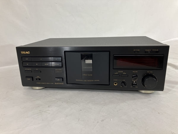 TEAC V-1010 ステレオ カセットデッキ ティアック オーディオ 音響機器 中古 N8632214の画像4