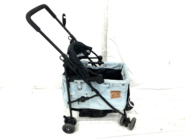 Mother cart Felice ペット カート デニム生地 中古 Y8674410_画像1