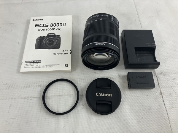 canon EOS 8000D canon zoom EF-S 18-135mm 3.5-5.6 IS STM レンズキッド 中古 N8676332_画像2