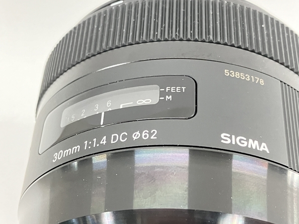 SIGMA 30mm F1.4 DC HSM Art 大口径 レンズ FOR Canon 中古 良好 W8684599_画像6