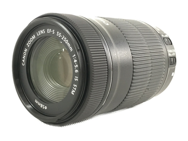 Canon EFS 55-250mm 1:4-5.6 IS STM カメラレンズ キャノン 中古 N8700795_画像1