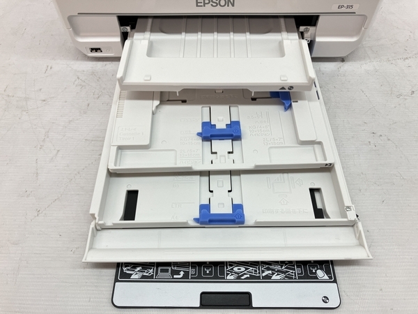 EPSON EP-315 プリンター 2023年製 EPSON ICCL70M 6色パック 純正カートリッジ セット 中古 良好 C8510076_画像4