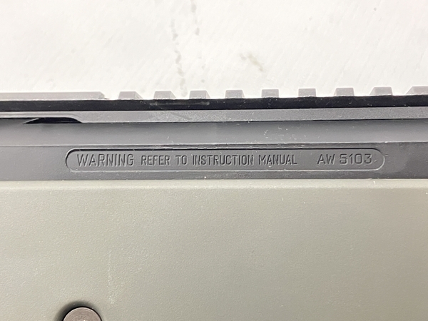 東京マルイ L96 AWS O.D.ストック 99 AW5103 スナイパーライフル エアガン WF Optical ライフルスコープ 3-9x40mm 付属 中古 W8665876_画像9