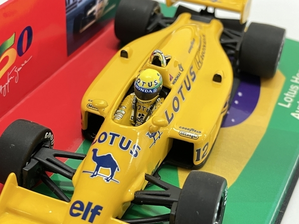 MINICHAMPS Lotus Honda 99T Ayrton Senna 1987 1/43スケール ロータス ホンダ ミニカー コレクション 中古 良好 W8670482の画像4