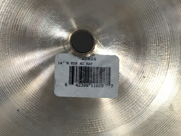 K Zildjian HiHat Top Bottom 14/36cm ハイハット シンバル 2枚セット 楽器 中古 N8673681の画像6