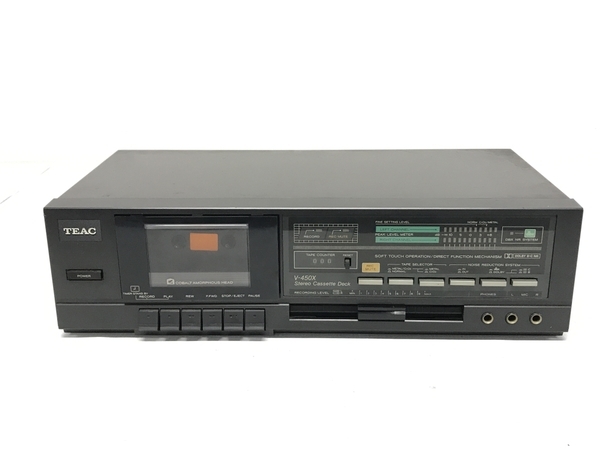 TEAC V-450X カセット ステレオカセットデッキ STEREO CASSETTE DECK ジャンク F8688128の画像2