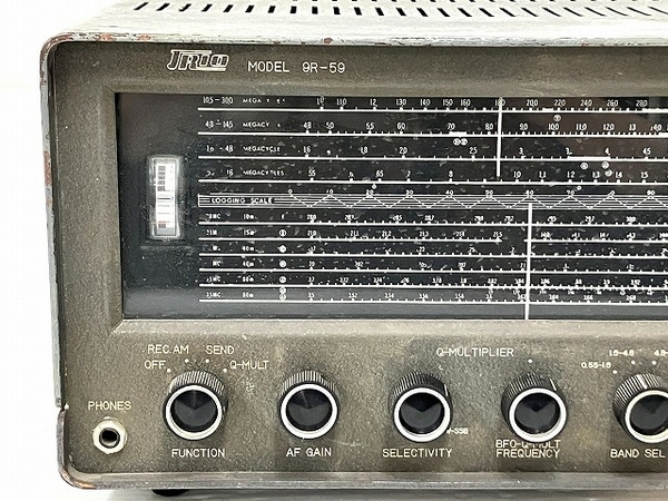 TRIO 9R-59 トリオ 受信機 無線機 ジャンク O8619008_画像2