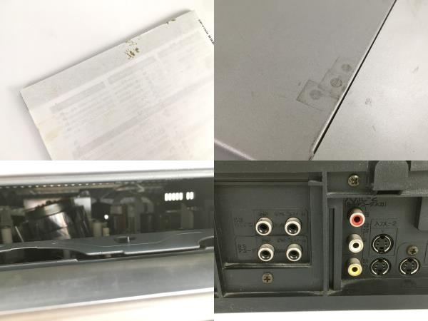 Victor VHS HR-VT500 ビデオデッキ 通電ボタン動作確認済み 中古 Y8683081の画像4