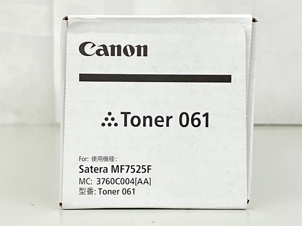 Canon キャノン Toner061 純正 トナー ブラック 未使用 K8679727_画像3