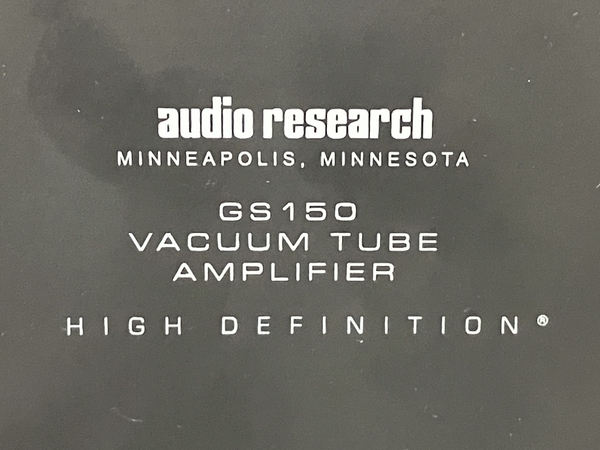 【動作保証】AUDIO research GS150 真空管 パワーアンプ オーディオリサーチ 音響機材 オーディオ 中古 良好 S8688663_画像9