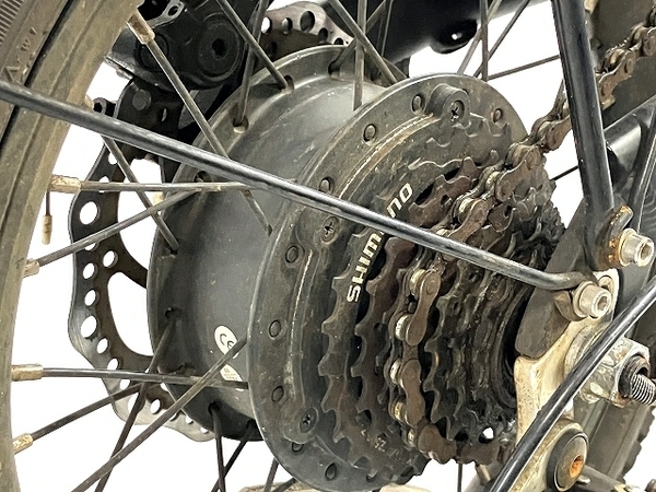 【動作保証】HAIGE ハイガー 7段速 電動アシスト自転車 折畳み 16インチ 中古 訳有 楽 T8695034_画像10