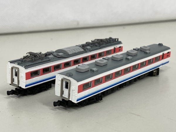 ロクハン Zゲージ 489系 特急形電車 初期型 「白山」 白山色 4両増結セット 中古 美品 K8698935_画像1