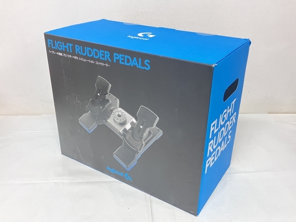 Logicool FLIGHT RUDDER PEDALS G-PF-RP flight ladder pedal ge-ming controller game consumer electronics Logicool used F8668811