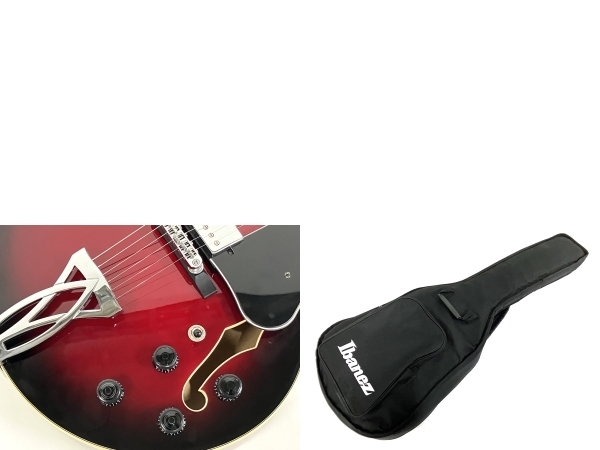 【動作保証】Ibanez AF75-TRS Transparent Red Sunburst フルアコ エレキ ギター 楽器 中古 B8654318の画像9