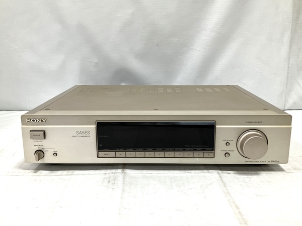 SONY ST-SA5ES FM/AM ステレオ チューナー リモコン付き ラジオ ソニー 音響機材 ジャンク H8691267_画像1