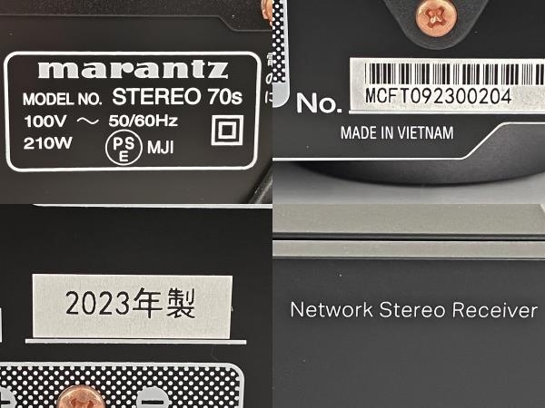 marantz STEREO 70s ネットワークステレオレシーバー 2023年製 マランツ 音響機材 オーディオ 中古 良好 Y8684240の画像4