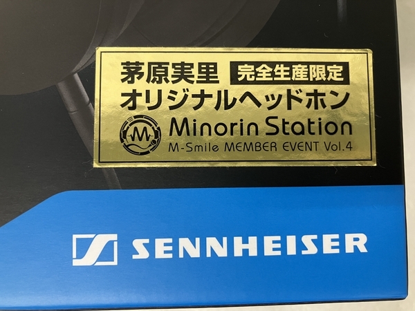 SENNHEISER × 茅原実里 完全受注生産 オリジナルヘッドホン Minorin Station HD 4.30i 音響機材 オーディオ 中古 美品 S8698708の画像3