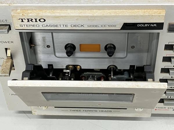 TRIO トリオ KX-1000 ステレオ カセットデッキ 音響機器 ジャンク K8692589の画像8