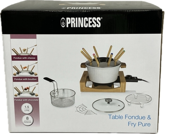 PRINCESS Table Fondue & Fry Pure プリンセス 卓上電気鍋 未使用 S8694988_画像1