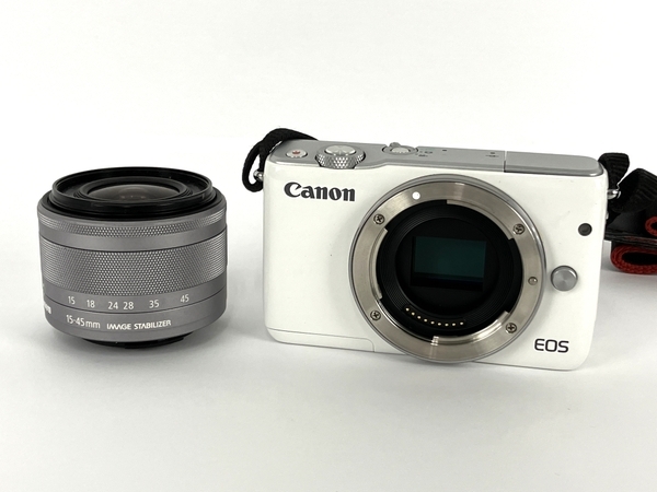 Canon EOS M10 ZOOM LENS EF-M 15-45mm 1:3.5-6.3 IS STM ミラーレス一眼 カメラ レンズキット 中古 Y8702162_画像1