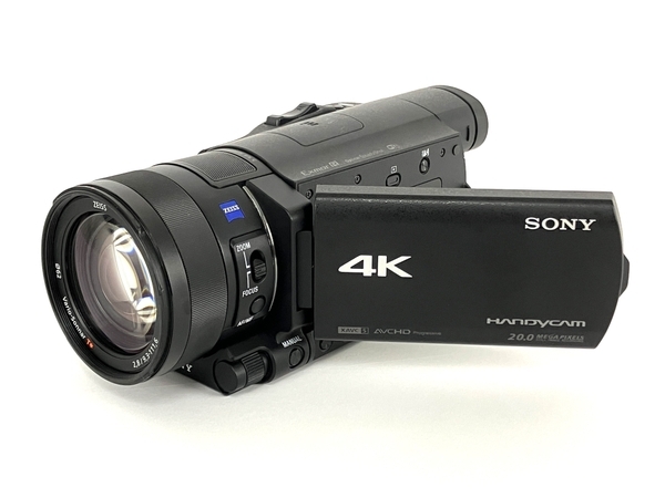 SONY ソニー デジタルビデオカメラ ハンディカム FDR-AX100 ブラック 4K カメラ 2016年製 中古 Y8690009の画像1