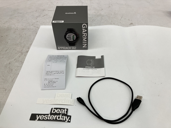 GARMIN 010-02200-20 Approach S62 ゴルフ GPS ウォッチ スマート ガーミン 時計 中古 C8692961_画像10