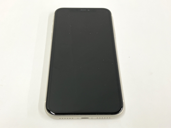 【動作保証】Apple iPhone 11 MWLU2J/A スマートフォン 64GB KDDI SIMロック有 ホワイト 中古 T8645700の画像2