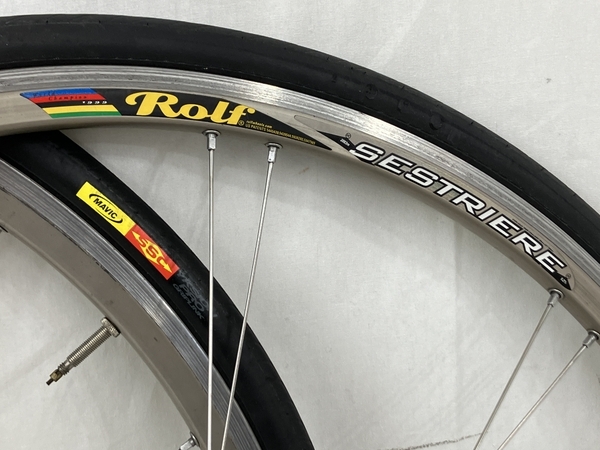 ROLF ロルフ SESTRIERE ETRTO 622×14 10S ホイール シマノ CS-6600 自転車パーツ 中古 N8669419_画像6