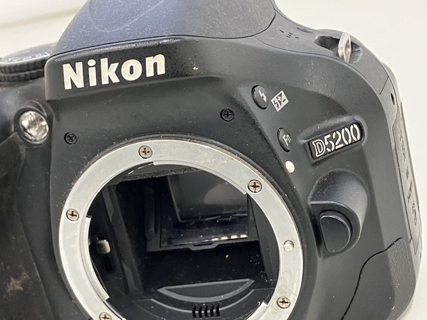 【動作保証】Nikon ニコン D5200 ボディ デジタル 一眼レフ カメラ AF-S DX NIKKOR 18-55mm 1:3.5-5.6G VR レンズキット ジャンク K8707885_画像4