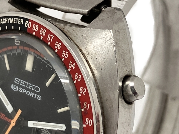 SEIKO 5 SPORTS Speed-Timer セイコー5スポーツ スピードタイマー 6139-6031 メンズ 腕時計 自動巻き ジャンク Y8704889_画像3