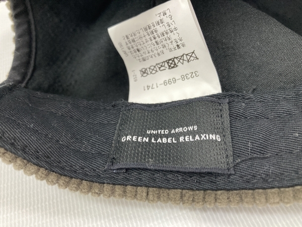 United Arrows ユナイテッドアローズ コーディロイ キャップ 帽子 中古 H8709087_画像6