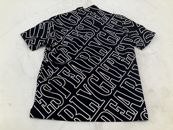 PEARLY GATES パーリーゲイツ 半袖 モックネック コットン ネイビー Tシャツ ファッション 中古 H8709074_画像5