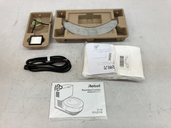 【動作保証】 iRobot Roomba Conbo C955860 ルンバ コンボ j9+SD ロボット 掃除機 床拭き 水拭き 中古 美品 C8654242の画像3