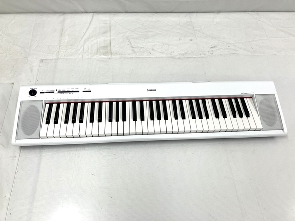 YAMAHA NP-12 Piaggero 電子キーボード 61鍵盤 2018年製 ホワイト 中古 良好 T8682734_画像2