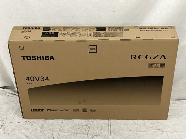 【動作保証】TOSHIBA 40V34 REGZA レグザ 40型液晶 テレビ 2022年製 TV 東芝 中古 美品 S8698540の画像10