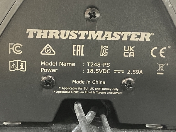 【引取限定】【動作保証】Thrustmaster スラストマスター T248-PS レーシングコントローラー スタンド付き 中古 直S8685944の画像8