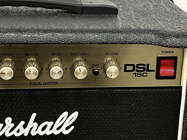 Marshall マーシャル DSL15C 真空管アンプ ギターアンプ コンボ フットスイッチ付 音響機材 ジャンク K8563463_画像8
