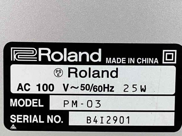 【動作保証】Roland PM-03 パーソナルドラムモニター スピーカー 中古 Y8697485の画像2