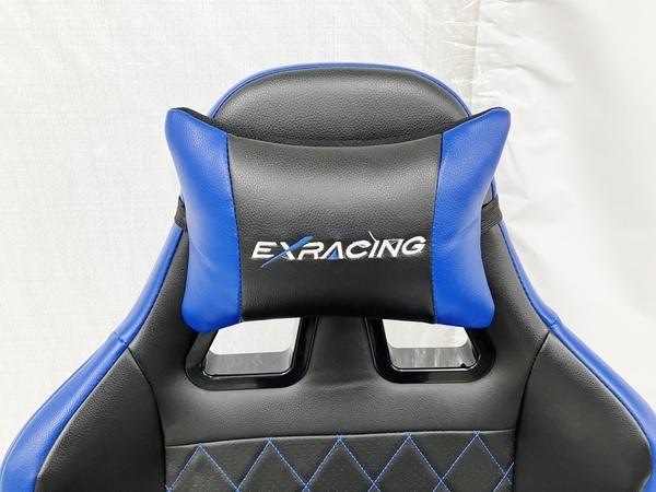 【引取限定】EXRACING ゲーミングチェア クッション付 中古 直 Y8139105の画像2